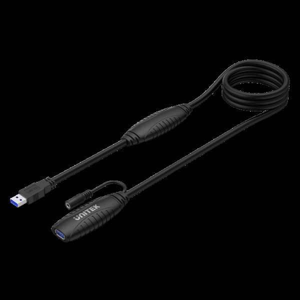UNITEK 15M USB3.0 Type-A Male to Type-A Female. Built-in USB3.0