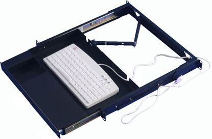 Picture of DYNAMIX 1RU Adjustable Keyboard. Max Keyboard Size 410 x 225 x 40mm