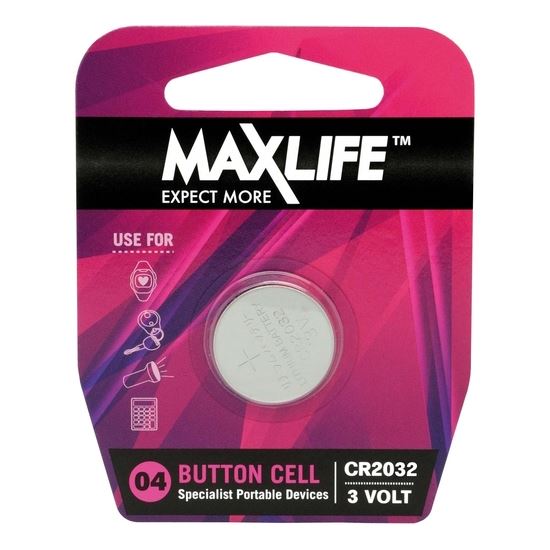 BATTERY LITHIUM BUTTON CELL CR2032