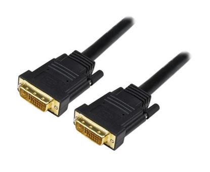 Picture of DYNAMIX 10m DVI-I Male to DVI-I Male Dual Link (24+5) Cable.