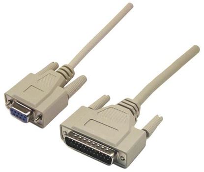 Picture of DYNAMIX 2m Null Modem Cable DB9 F/DB25M