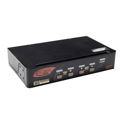 Picture of REXTRON 4 Port HDMI USB KVM Switch with Audio. USB Console. Full