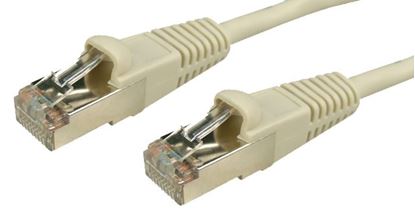 Picture of DYNAMIX 3m Cat5E 26AWG Beige STP Lead (T568A Specification) 26AWG