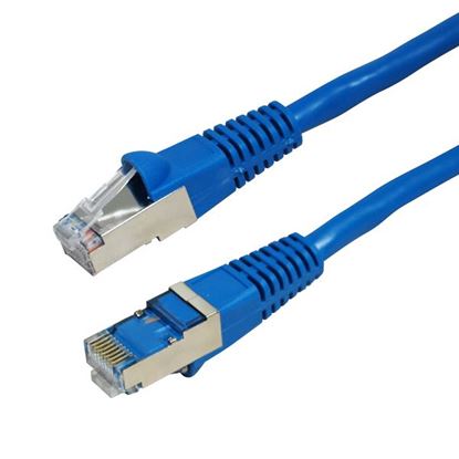 Picture of DYNAMIX 15m Cat6A Blue SFTP 10G Patch Lead. (Cat6 Augmented) 500MHz
