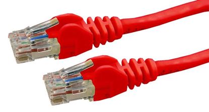 Picture of DYNAMIX 1m Cat6 Red UTP Patch Lead (T568A Specification) 250MHz