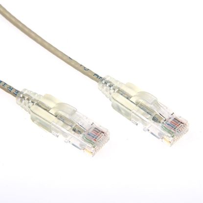 Picture of DYNAMIX 0.25m Cat6A 10G Beige Ultra-Slim Component Level UTP