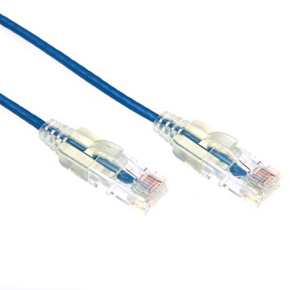 Picture of DYNAMIX 2.5m Cat6A 10G Blue Ultra-Slim Component Level UTP