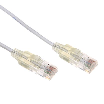 Picture of DYNAMIX 1m Cat6A 10G White Ultra-Slim Component Level UTP