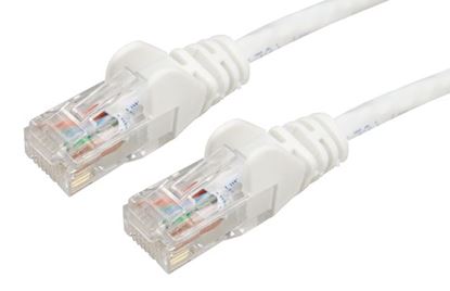 Picture of DYNAMIX 7.5m Cat6 White  UTP Patch Lead (T568A Specification) 250MHz