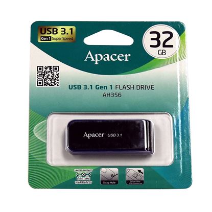Picture of Apacer 32GB USB 3.1 Gen 1 Super Speed Flash Drive. Strap hole,