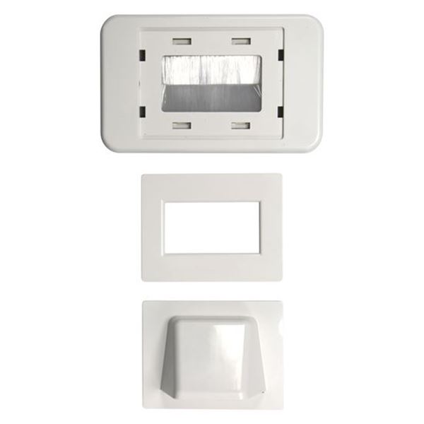 Picture of AMDEX Combination Flush & Bullnose Cable Management Wall