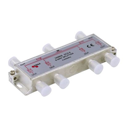 Picture of TRIAX RF 6-Way Splitter 5-2400MHz. All ports power pass - diode