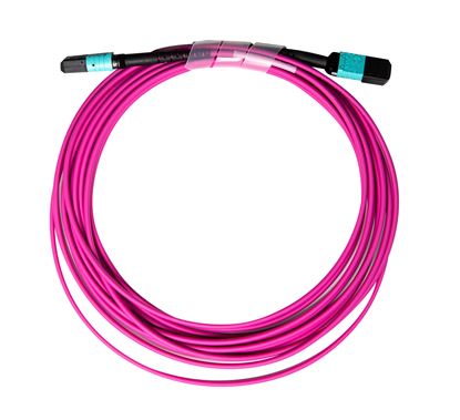 Picture of DYNAMIX 5M OM4 MPO ELITE Trunk Multimode Fibre Cable. POLARITY A