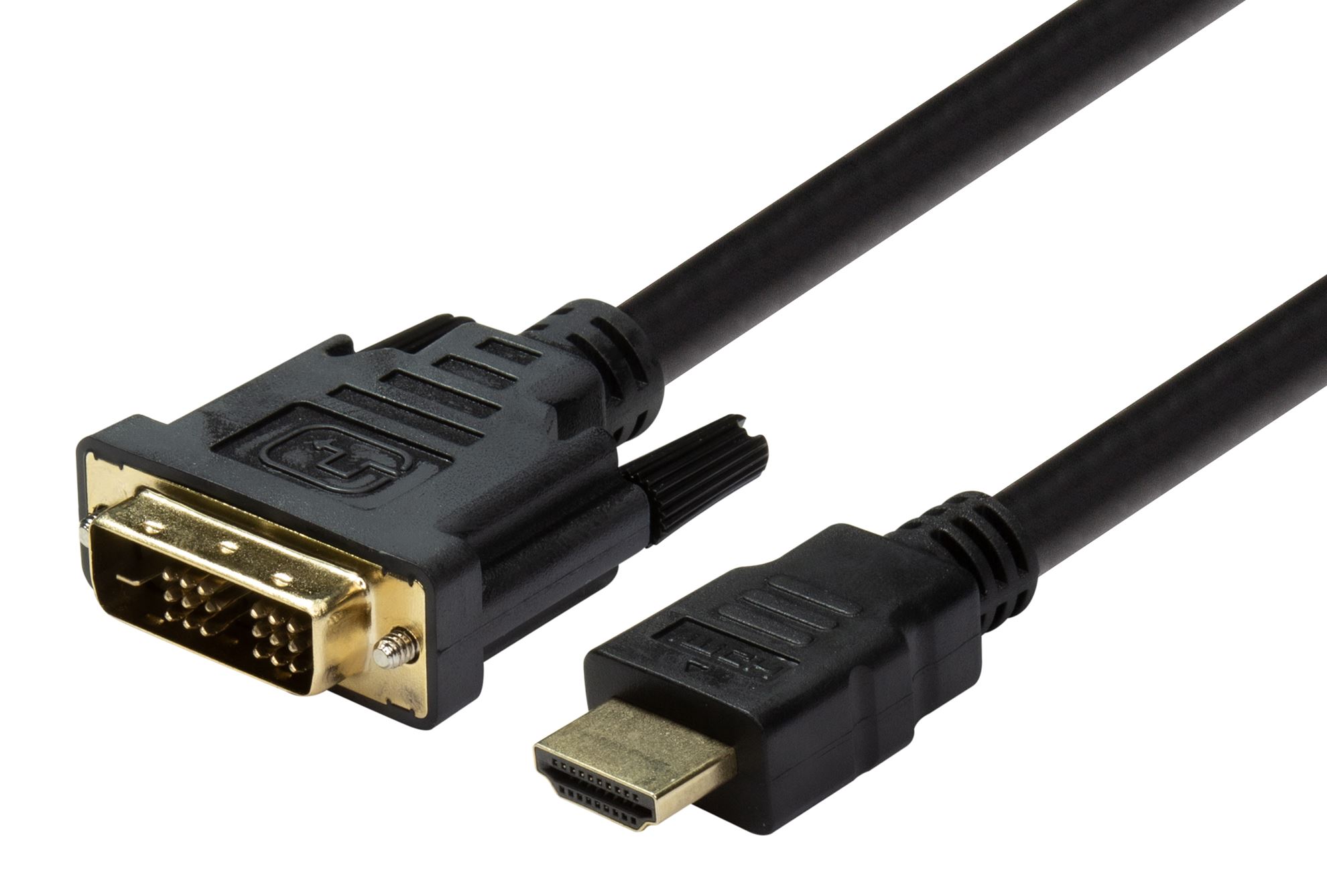1M HDMI Male to DVI-D Male (181) Cable. Single Link