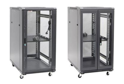 Picture of DYNAMIX 22RU Server Cabinet 600mm Deep (600 x 600 x 1190mm). Incl. 1x