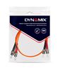 Picture of DYNAMIX 2M 62.5u ST/ST OM1 Fibre Lead (Duplex, Multimode)
