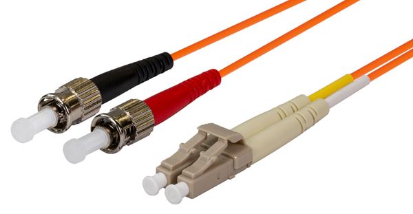 Picture of DYNAMIX 2M 62.5u LC/ST OM1 Fibre Lead (Duplex, Multimode)