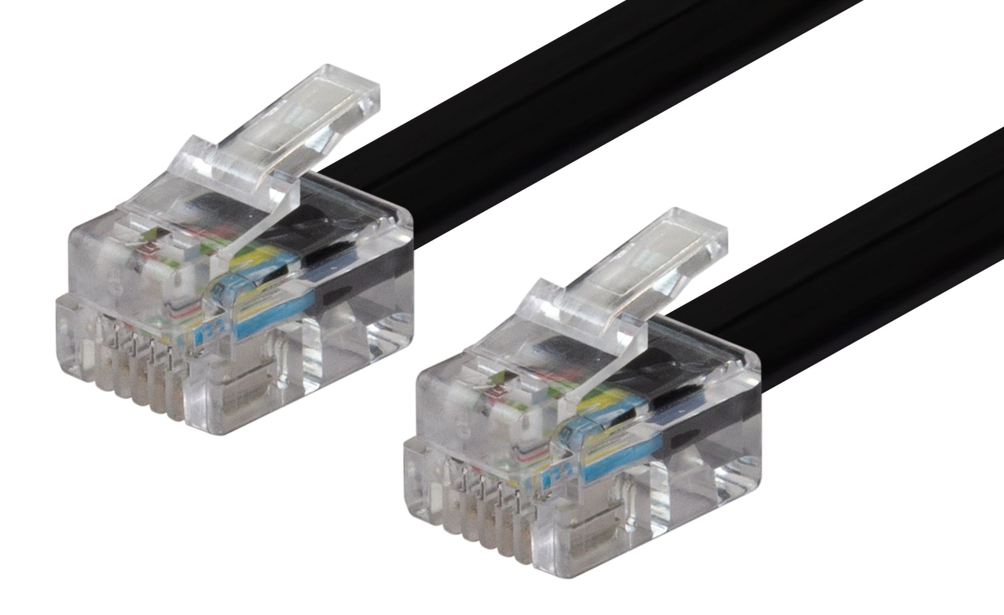 2M RJ-12 to RJ-12 Cable - 6C