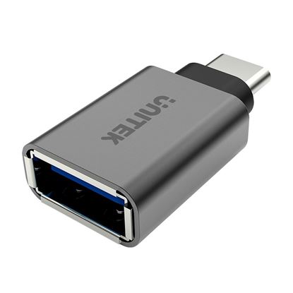 Picture of UNITEK USB 3.1 USB-C Male to USB-A Female Adapter. Apple Style