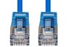 Picture of DYNAMIX 1m Cat6A S/FTP Blue Ultra-Slim Shielded 10G Patch Lead