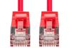 Picture of DYNAMIX 2m Cat6A S/FTP Red Ultra-Slim Shielded 10G Patch Lead