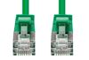 Picture of DYNAMIX 0.5m Cat6A S/FTP Green Ultra-Slim Shielded 10G Patch Lead