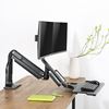 Picture of BRATECK 17-27" Dual Monitor Gas Spring Sit-Stand Desk Converter.