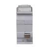Picture of DYNAMIX Cat6A RJ45 DIN Rail Mounted 1DU Shielded Coupler. Supplied