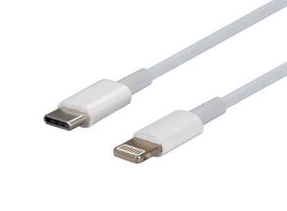 Picture of DYNAMIX 3m USB-C to Lightning Charge & Sync Cable. For Apple
