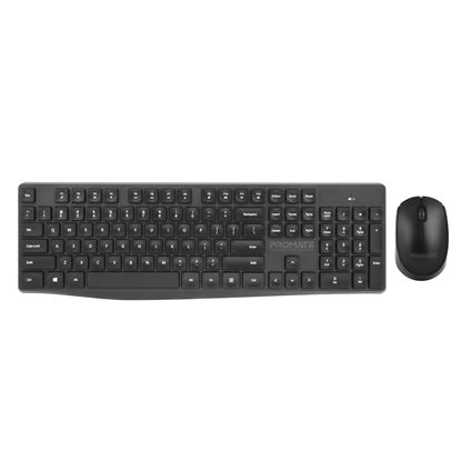 Picture of PROMATE Slim Profile Full-Size Wireless Keyboard & Mouse Combo.