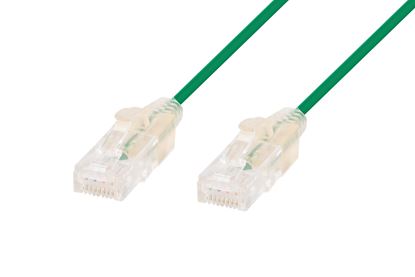 Picture of DYNAMIX 1.25m Cat6A 10G Green Ultra-Slim Component Level UTP