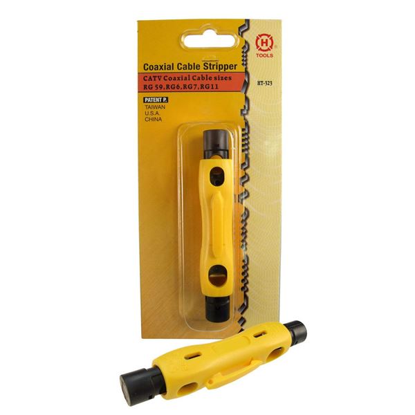 Picture of HANLONG 2x blade Coaxial Cable Stripper RG59/62/6/11/7/213/8