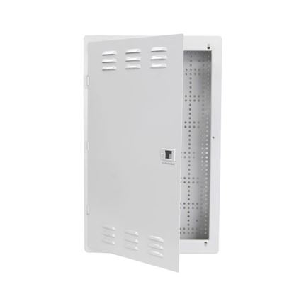 Picture of DYNAMIX 20' FTTH Low Profile Network Enclosure Recessed Wall