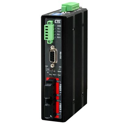 Picture of CTC UNION Serial To Fibre Daisy Chain Media Converter. 30km.