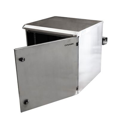 Picture of DYNAMIX 12RU Stainless Outdoor Wall Cabinet 611x425x640mm (WxDxH).