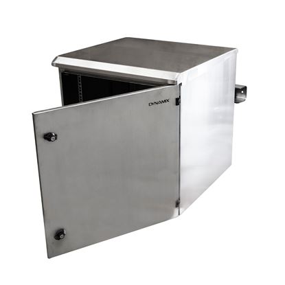Picture of DYNAMIX 12RU Stainless Outdoor Cabinet 611x625x640mm (WxDxH).