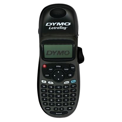 Picture of DYMO LetraTag 100H Handheld Maker, Black, with 13-character LCD