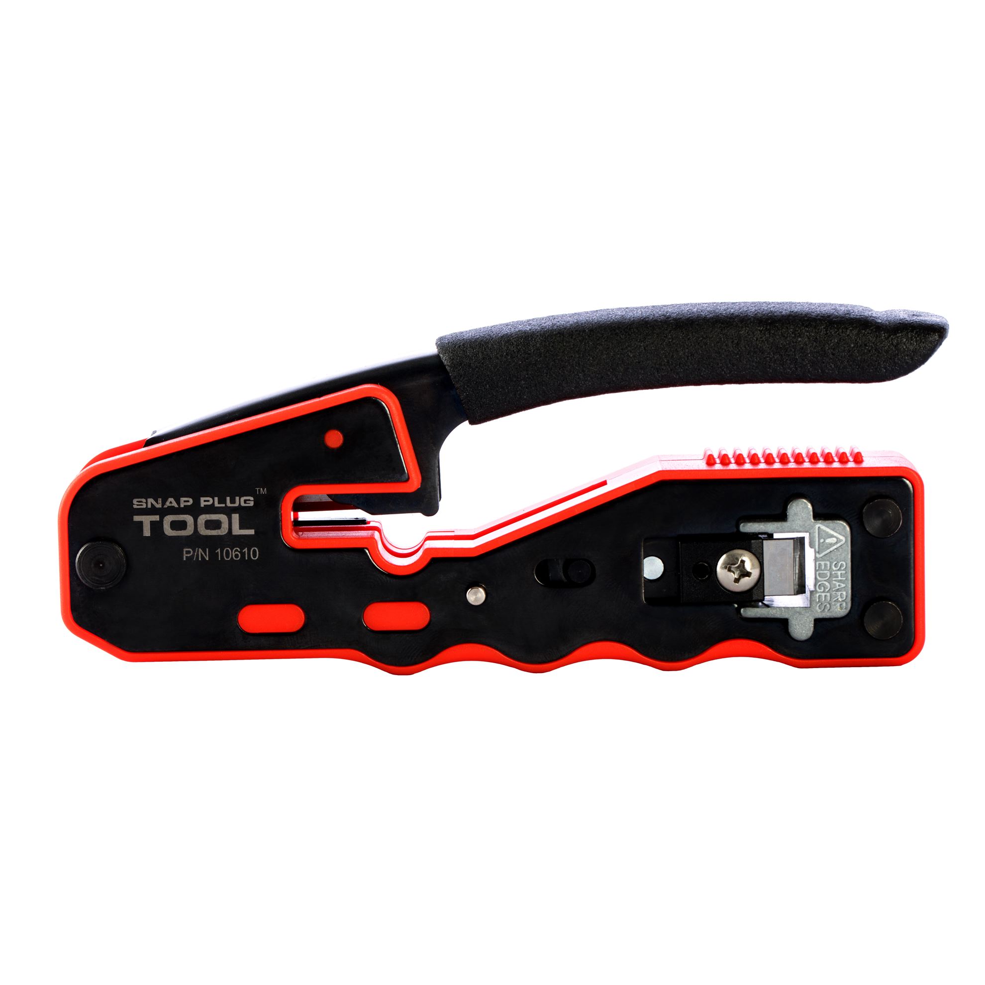 Compact Push Through Crimper with Built-in Stripping &