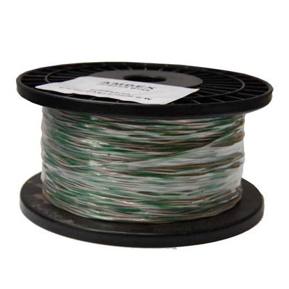 Picture of DYNAMIX 250m Green & White Jumper Cable, Copper:0.45mm (non-tinned).