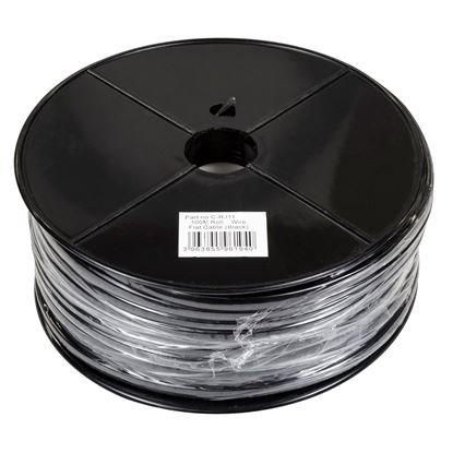 Picture of DYNAMIX 100m Roll 6-Wire Flat Cable 28 AWG, Black colour