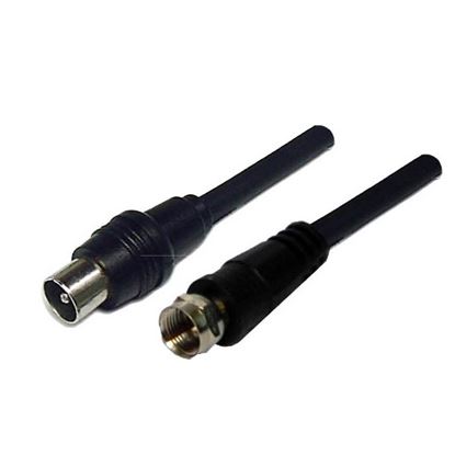 Picture of DYNAMIX 2m RF PAL Male to F-Type Male Coaxial Cable