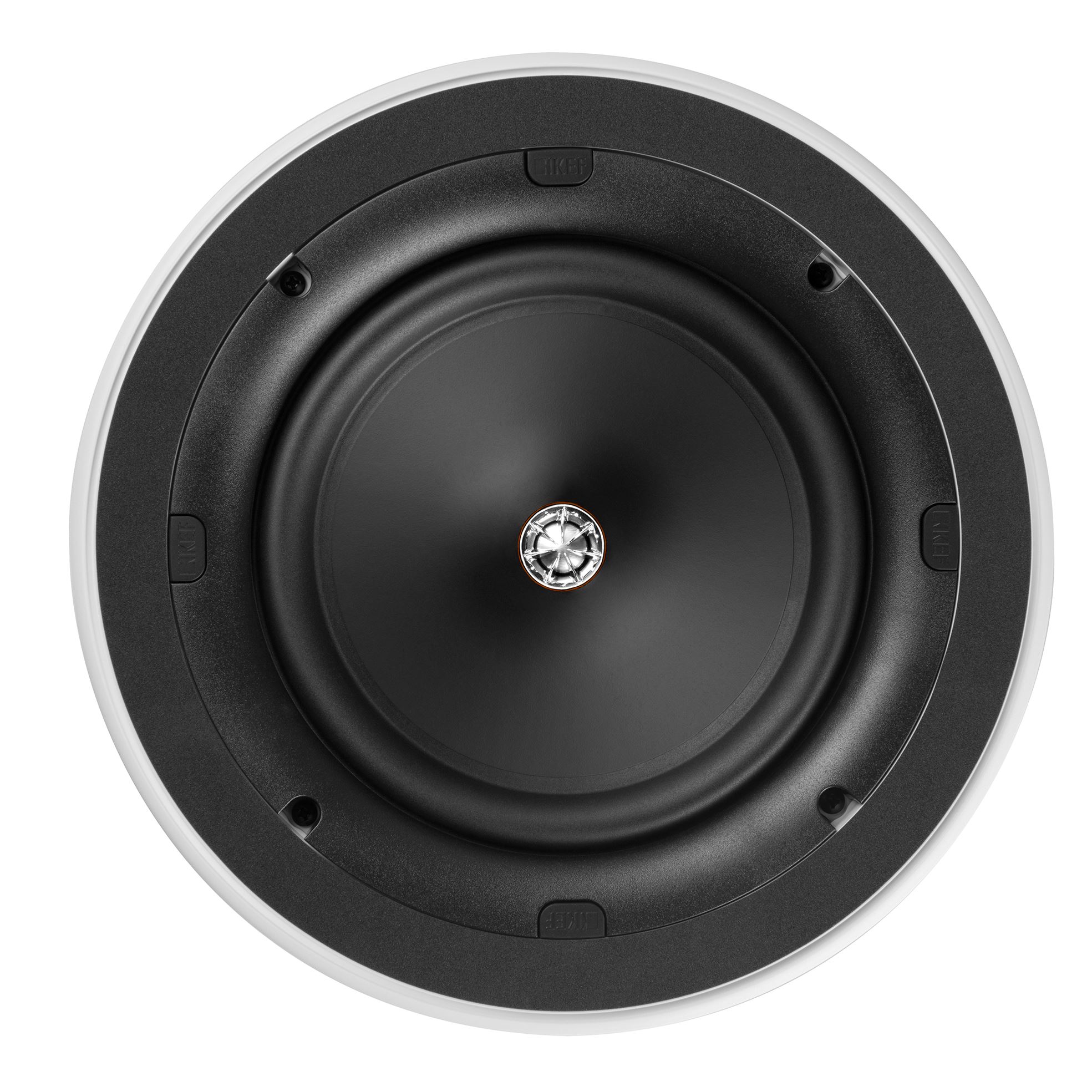 KEF Ultra Thin Bezel 8' Round In-Ceiling Speaker. 200mm Uni-Q