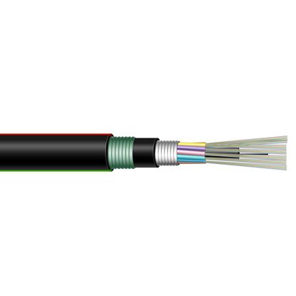 Picture of DYNAMIX 300m OM3 6 Core Multimode Fibre Cable Roll. Outdoor Armoured
