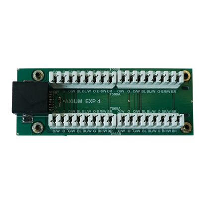 Picture of AXIUM IR receiver CatX punchdown expander for connecting 4 remote