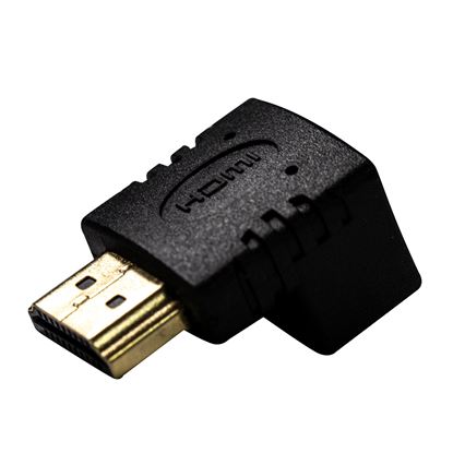 Picture of DYNAMIX HDMI Up Angled Adapter High-Speed with Ethernet Gold