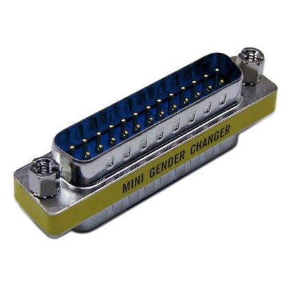Picture of DYNAMIX DB25 Male/Male Mini Gender Changer