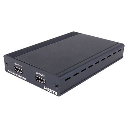 Picture of CYP 1 to 2 HDMI UHD Splitter. Supports HDTV resolution up to