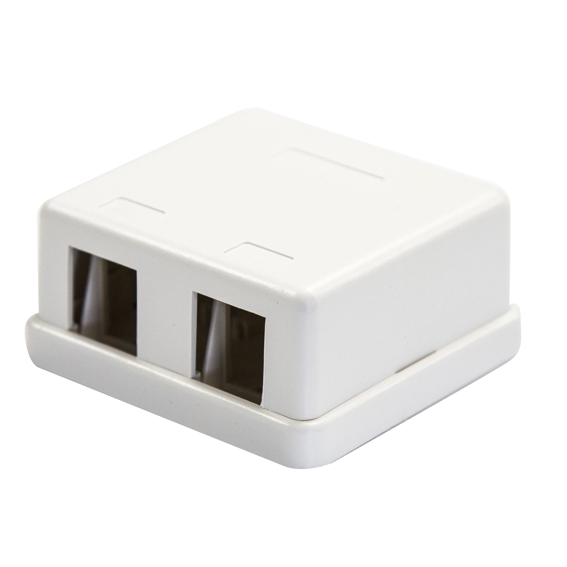 2 Port Unloaded Keystone Wall Mount Enclosure