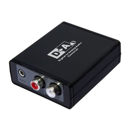 Picture of LENKENG Digital to Analogue Audio Converter. Digital TosLink to