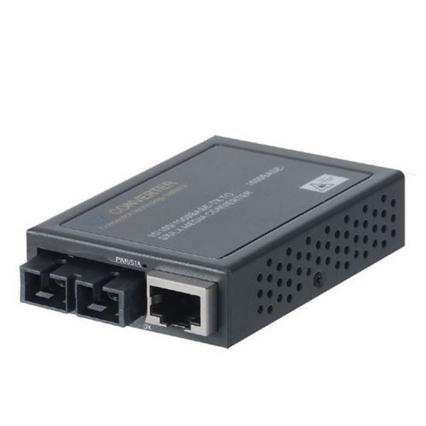 Picture of CTS Gigabit RJ45 to SC Single-Mode Fibre Media Converter. 10km.